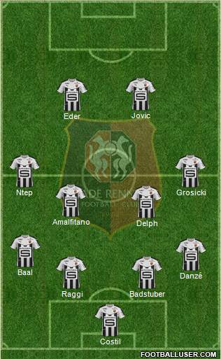 Stade Rennais Football Club Formation 2016