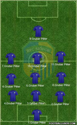 Bodajk FC Siófok Formation 2016