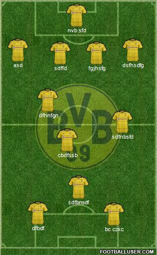 Borussia Dortmund Formation 2016