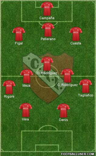 Independiente Formation 2016