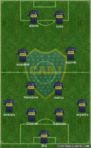 Boca Juniors Formation 2016