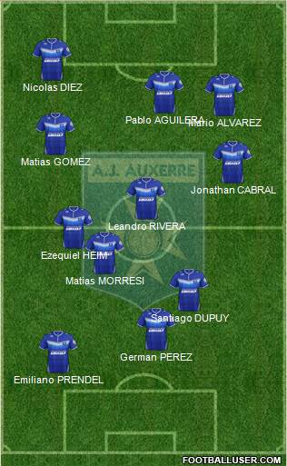 A.J. Auxerre Formation 2016