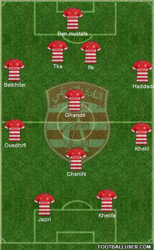 Club Africain Tunis Formation 2016