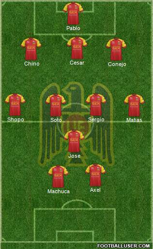 CD Unión Española S.A.D.P. Formation 2016
