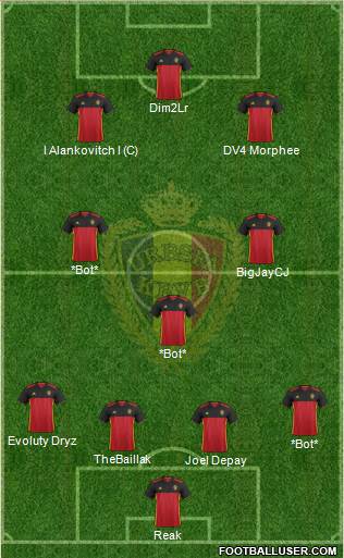 Belgium Formation 2016