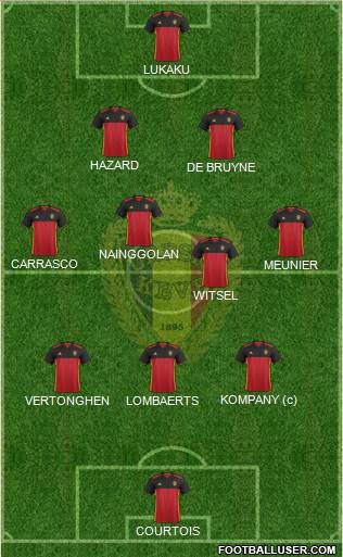 Belgium Formation 2016