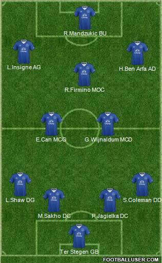 Everton Formation 2016