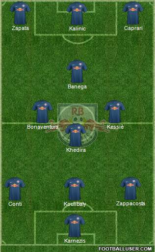 RasenBallsport Leipzig Formation 2016