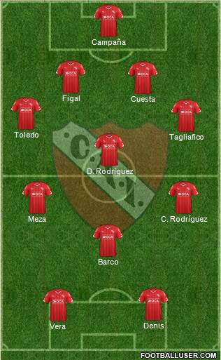 Independiente Formation 2016