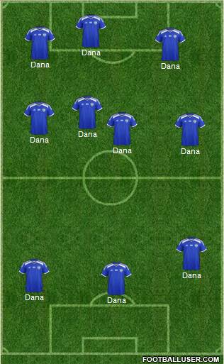 Israel football formation