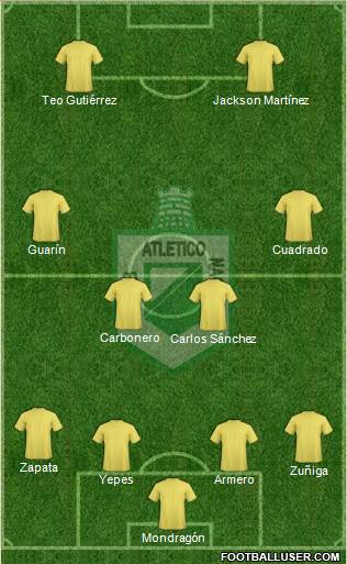 CDC Atlético Nacional Formation 2016