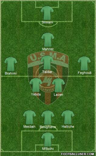 Union Sportive de la Médina d'Alger Formation 2016
