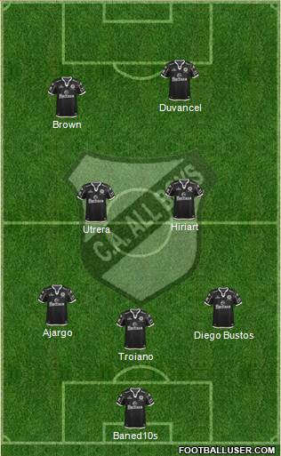 All Boys Formation 2016