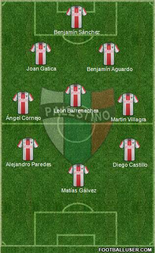 CD Palestino S.A.D.P. Formation 2016