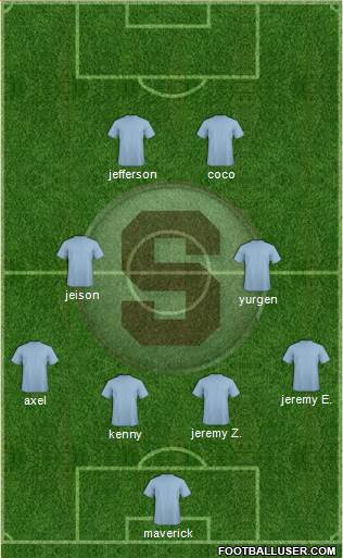 CD Saprissa football formation