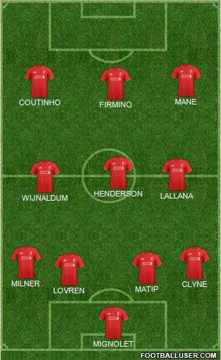 Liverpool Formation 2016