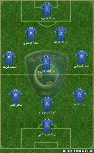 Al-Hilal (KSA) Formation 2016