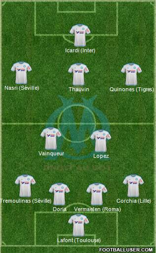 Olympique de Marseille Formation 2016