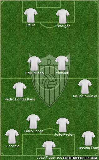 Grupo Desportivo Tourizense Formation 2016
