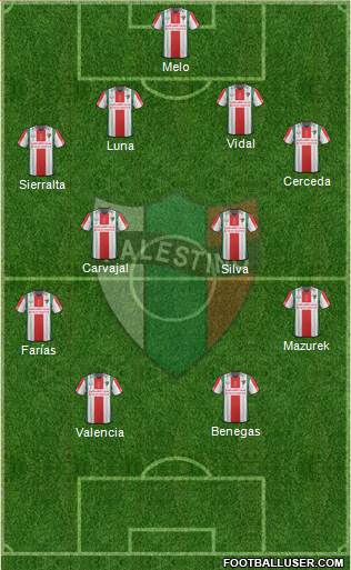 CD Palestino S.A.D.P. Formation 2016