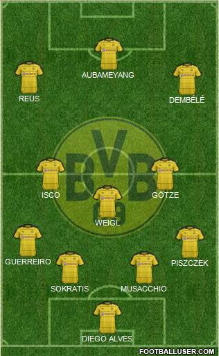 Borussia Dortmund Formation 2016