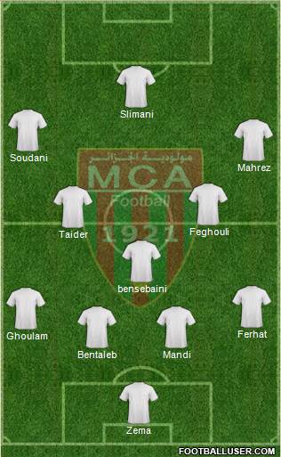 Mouloudia Club d'Alger Formation 2016