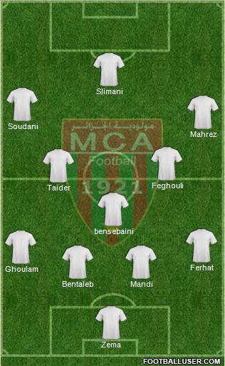 Mouloudia Club d'Alger football formation