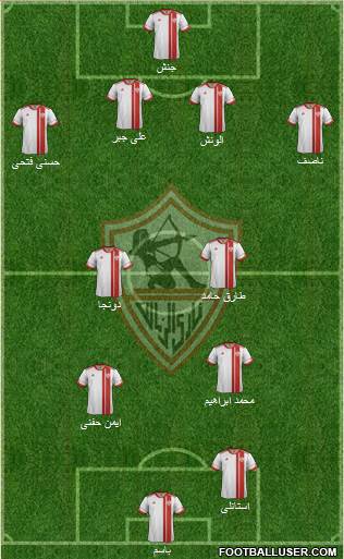 Zamalek Sporting Club football formation