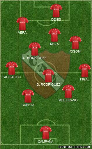 Independiente Formation 2016