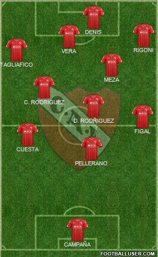 Independiente Formation 2016