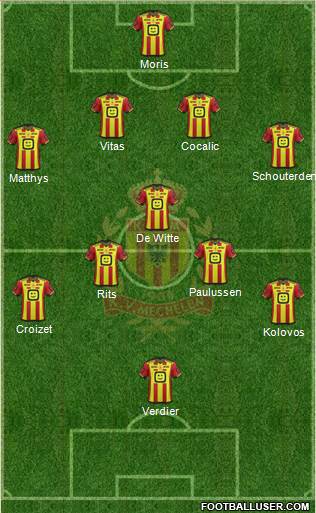 Yellow Red KV Mechelen Formation 2016