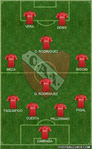 Independiente Formation 2016