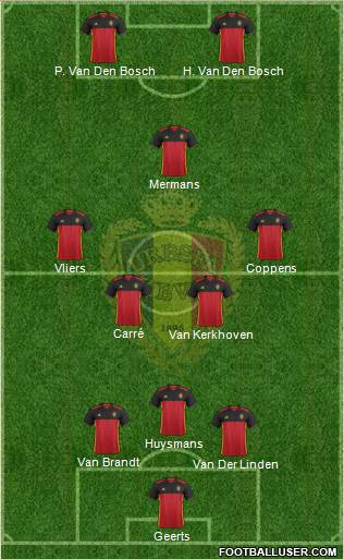 Belgium Formation 2016