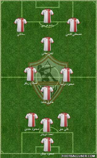 Zamalek Sporting Club football formation