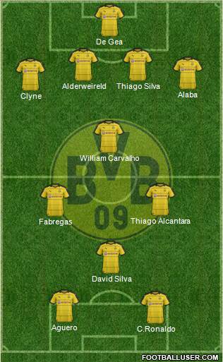 Borussia Dortmund Formation 2016