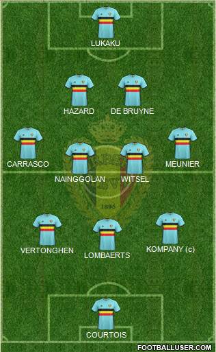 Belgium Formation 2016