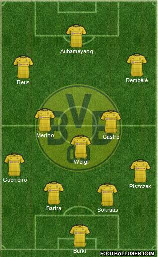 Borussia Dortmund Formation 2016
