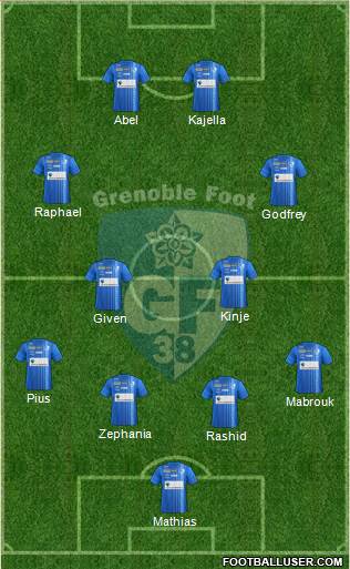 Grenoble Foot 38 Formation 2016