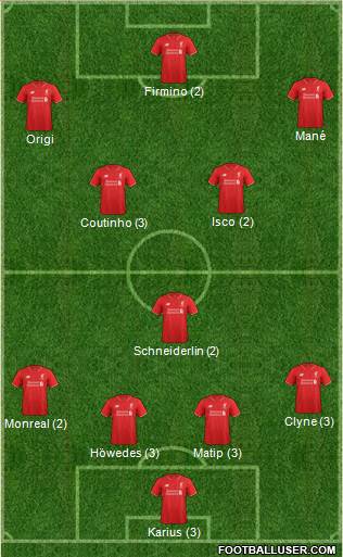 Liverpool Formation 2016