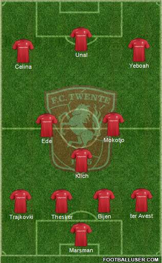 FC Twente Formation 2016
