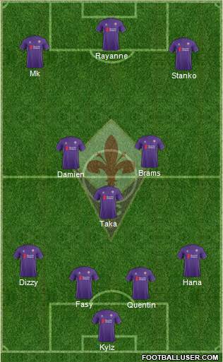 Fiorentina Formation 2016