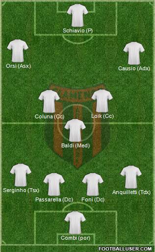 Flamengo EC de Arcoverde Formation 2016