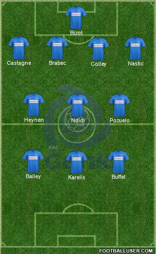 K Racing Club Genk Formation 2016