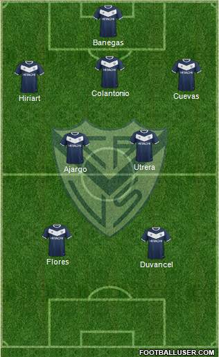 Vélez Sarsfield Formation 2016