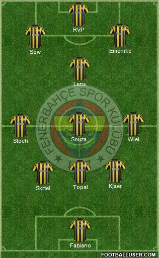 Fenerbahçe SK Formation 2016