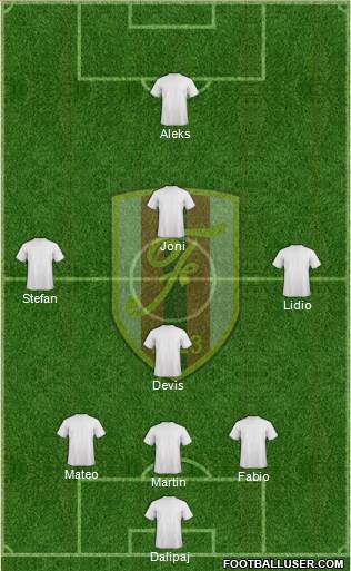 KS Flamurtari Vlorë Formation 2016