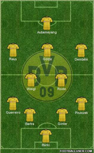 Borussia Dortmund Formation 2016