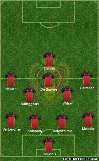 Belgium Formation 2016