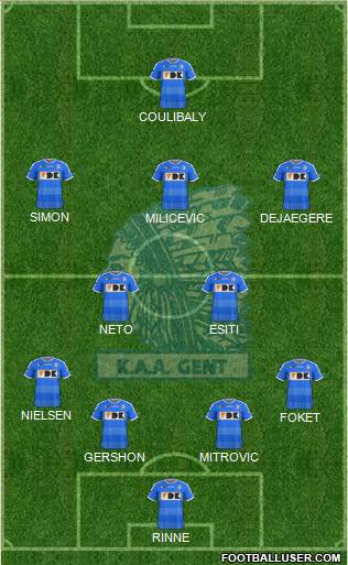 KAA Gent Formation 2016