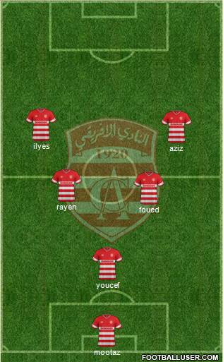 Club Africain Tunis Formation 2016